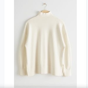 & Other Stories Soft Relaxed Turtleneck Sweater